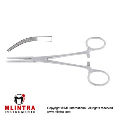 Kelly-Rankin Haemostatic Forcep Curved Stainless Steel, 15.5 cm - 6" 